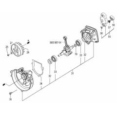 Tanaka TBC-270DS - Crankcase