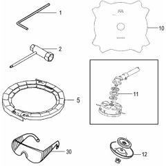 Tanaka TBC-270DS - Tools Optional Parts