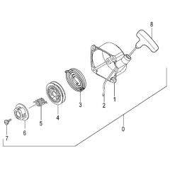 Tanaka TBC-270DS - Recoil Starter