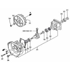 Tanaka TBC-270PF - Crankcase