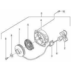 Tanaka TBC290D - Recoil Starter