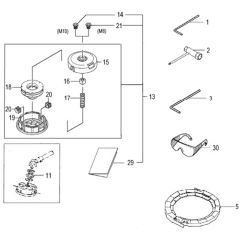 Tanaka TBC-340D - Aug 2012 - Tools Optional Parts