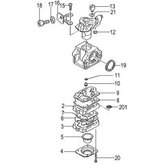 Tanaka TBC-340DS - Aug 2012 B031101 - Carburettor