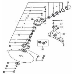 Tanaka TBC-355SDH - N212160 - Gear Case Guard