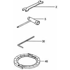 Tanaka TBC-355SDH - Tools