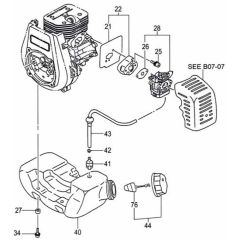 Tanaka TBC-355SDH - P219451 - Engine 1