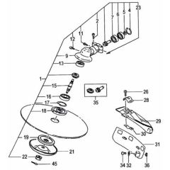 Tanaka TBC-355SDH - W047625 - Gear Case Guard