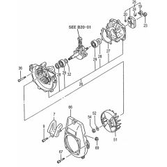 Tanaka TBC-4200DB-D - Crankcase