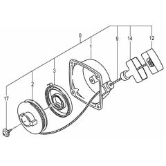 Tanaka TBC-4200DB-D - Recoil Starter