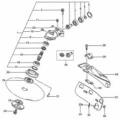 Tanaka TBC-4200DB-D - W084270 - Gear Case Guard