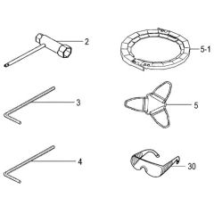 Tanaka TBC-4200DLV - Tools