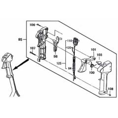 Tanaka TBC-4200DLV - Throttle Lever