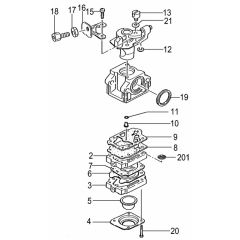 Tanaka TBC-4200DX - Carburettor