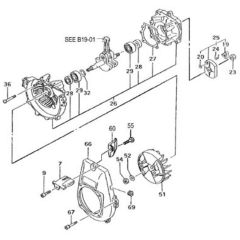 Tanaka TBC-430PF - Crankcase