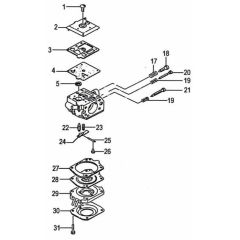 Tanaka TBC-500N - Carburettor