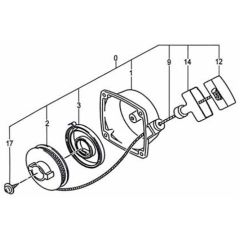 Tanaka TBC-500N - Recoil Starter