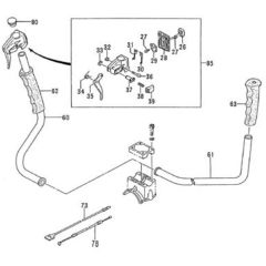 Tanaka TBC-500 - P005485 - Handle