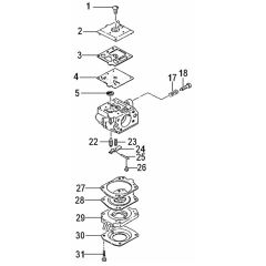 Tanaka TBC-550DX - Carburettor