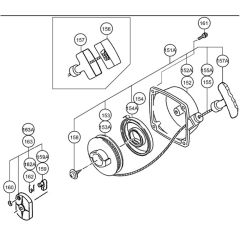 Tanaka TBC 600 - Jan 2016 H049821 - Recoil Starter