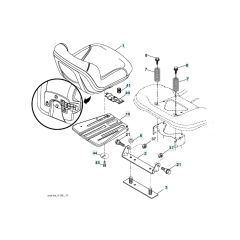 Husqvarna Tc242T - Seat