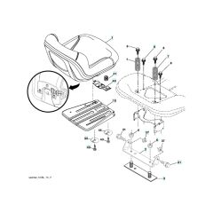 Husqvarna Tc 138T - Seat