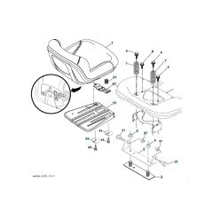 Husqvarna Tc 238T - Seat