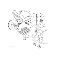 Husqvarna Tc 239T - Seat