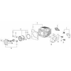 Tanaka TCS-2801 - Cylinder Piston Crank Shaft