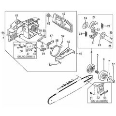 Tanaka TCS-3401S - D112100 - Clutch Chain Brake