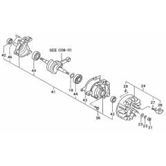 Tanaka TCS-3401S - D112100 - Crankcase