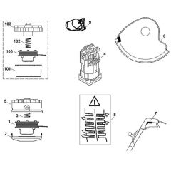 Viking TE300 - Spare Parts - Parts Diagram