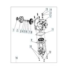 Husqvarna TF544 - Transmission