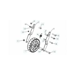 Husqvarna TF435P - Wheels & Tyres