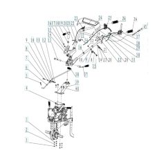 Husqvarna TF545DE - Handle