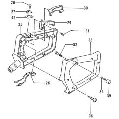 Tanaka THT-210-B - Rear Handle