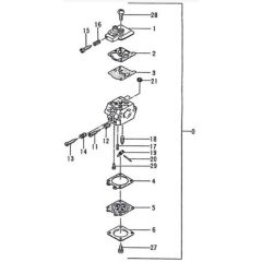 Tanaka TIA-340-9526 - Carburettor