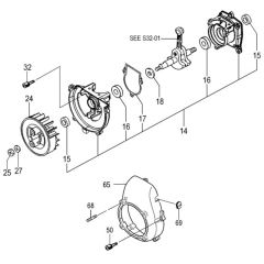 Tanaka TIA-350S - Crankcase