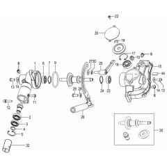 Tanaka TPH-200-H - H14 TPH200H9534 - V257836 - Gear Case