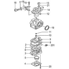 Tanaka TPH-2501-S - H31 TPH2501S9537 - Carburettor