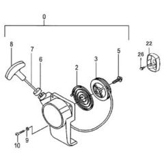 Tanaka TPH-2501-S - H31 TPH2501S9537 - Tph-2501 Recoil Starter