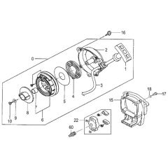 Tanaka TPH-2501-S - H31 TPH2501S9537 - Tph-2501S Recoil Starter