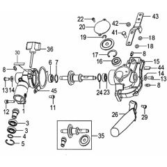 Tanaka TPH-230SS - H43 TPH230SS9536 - Gear Case