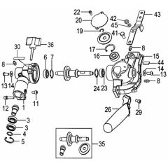 Tanaka TPH-270S - H49 TPH270S9541 - Gear Case