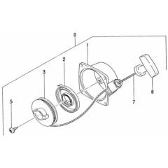 Tanaka TPS 200-2501 - Recoil Starter