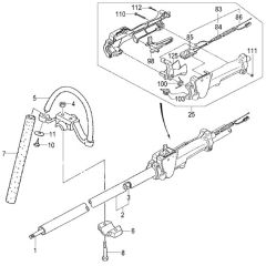 Tanaka TPS 200-2501 - Throttle Lever Handle