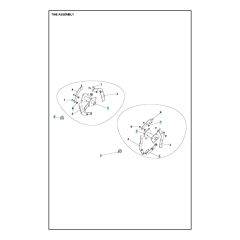 Husqvarna TR348 - Tine Assembly