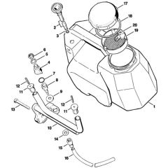 Stihl TS510 - Water Tank - Parts Diagram