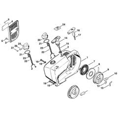 Stihl TS760 - Rewind Starter - Parts Diagram