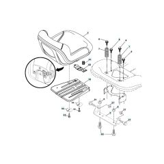 Husqvarna Ts 138-2023 - Seat