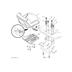 Husqvarna Ts 138L - Seat